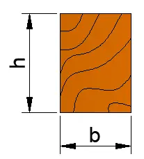 seção transversal das vigotas