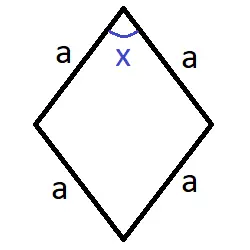area via angle