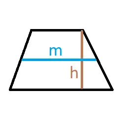 area via midline