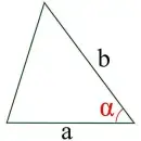 Triangle area calculator by sides