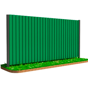 Calculation of a profiled sheet fence