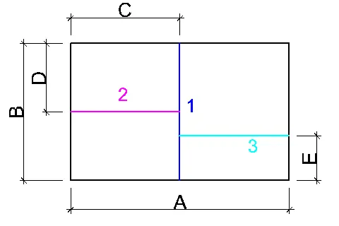 Ściany 1,2,3