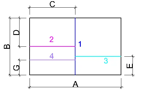 Ściany 1,2,3,4