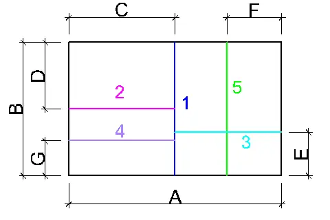 Ściany 1,2,3,4,5