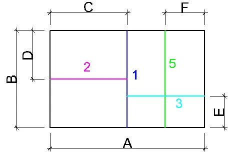 Ściany 1,2,3,5