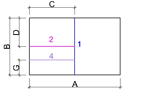 Ściany 1,2,4