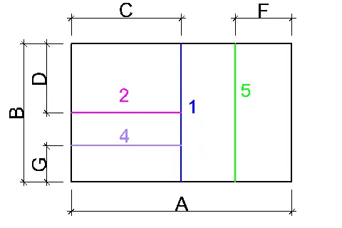 Ściany 1,2,4,5