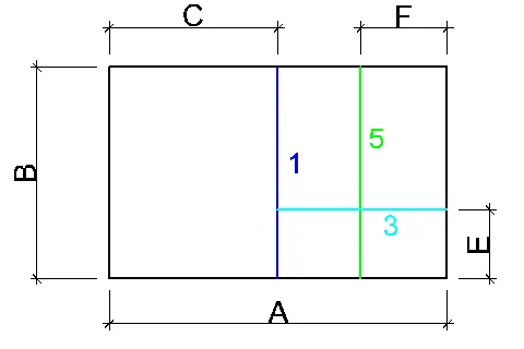 Ściany 1,3,5