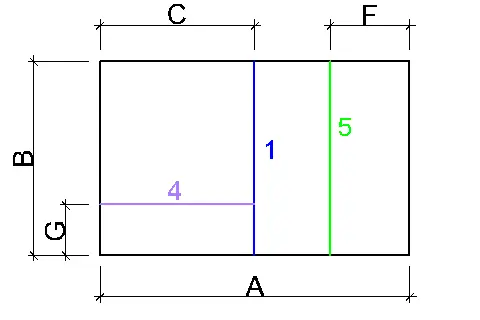 Ściany 1,4,5